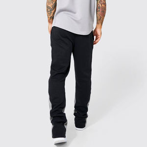 Top Trending 2025 Custom Sports Jogger Pantalones de chándal apilados Venta al por mayor Pantalones de chándal Flare Jogger para hombres pantalones lavados - Product Image 2