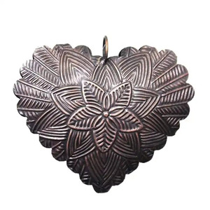 Artesanías decorativas cobre antiguo Metal hierro colgante corazón Navidad decoración adornos con nuevo diseño - Product Image 5