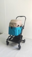 Poussette pliable légère en aluminium pour chien, 4 roues avec amortisseurs, pliage à une main, design breveté, écologique, 20 kg