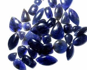 Iolite naturelle Pierre de soleil Pierres précieuses en vrac Cabochon en gros Pierres précieuses en vrac Belle Iolite Pierre de soleil Tous les mélanges Forme Fabrication de bijoux - Product Image 5