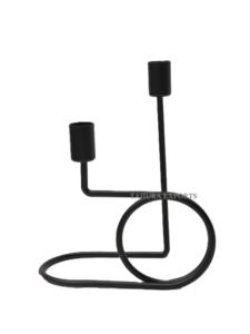 Manufacturer and Exporter Vintage Candle Holder 2026 <b>Black</b> Metal Candle Stand for Home Decorative Simple Style - Product Image 4