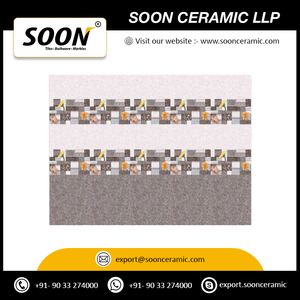 Azulejos de Pared de Cerámica Digital de Diseño Lujoso de 250x450 mm, Textura de Flores y Plantas, Acabado Mate, Resistentes al Ácido, para Uso en Hoteles y Exteriores - Product Image 6