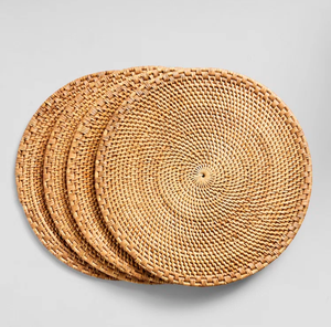 Napperons ronds en rotin robustes tissés à la main vietnamiens pour la décoration de la maison: améliorations élégantes de la table à manger - Product Image 1