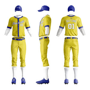 Profesional fabricado hecho en Pakistán uniforme de béisbol camisetas hombres béisbol Jersey uniforme de béisbol - Product Image 5