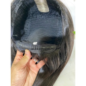 Perruque Lace Frontal Wig naturelle indienne vierge, cheveux humains bruts, Hd, densité 180%, perruque Lace Front Wig transparente naturelle, vente en gros - Product Image 5