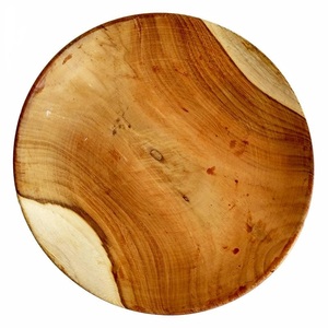 Assiette en bois forme ronde fête plats de service assiette en bois Table à dîner assiette en bois à bas prix - Product Image 6