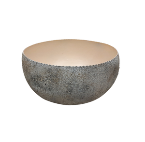 Unique Design Iron Round Shaped <b>Serving</b> Salad <b>Bowl</b> Rough Nickel Fruits <b>Serving</b> <b>Bowl</b> for Kitchen & Tabletop Handmade - Product Image 2