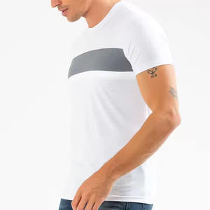 เสื้อยืดสำหรับผู้ชายเสื้อยืดพิมพ์ลายแบบระเหิดแห้งแบบเรียบเสื้อยืดใส่ได้พอดี100โพลีเอสเตอร์ - Product Image 5