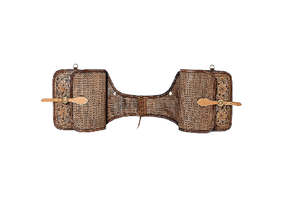 กระเป๋าอานม้าหนังแท้สำหรับขี่ม้าอุปกรณ์สำหรับนักขี่ม้าแบบตะวันตก - Product Image 4