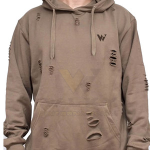 Pakistan Made Hommes Distressed Hoodies Nouveau Design Distressed Hoodies Casual Wear Distressed Hoodies - Product Image 4