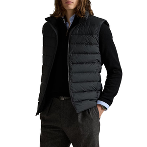 Chalecos acolchados de plumón para hombre al por mayor características ligeras y capas transpirables de colores de tendencia audaces para un día frío y un aspecto moderno - Product Image 1