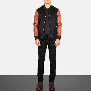 Heavy Duty <b>Black</b> Leather Jacket for Men with Full Customization Options Targeting Global Urban Streetwear Brands - Product Image 3