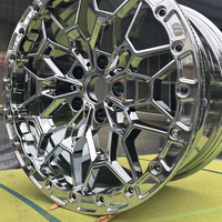 Jantes forgées sur mesure Viaol, anneau de blocage noir, compatibles avec Audi GT, Lexus GSF, Ferrari F430, Hyundai Veloster, Chevrolet C8 Corvette Split5