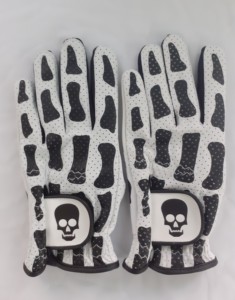 Gants de golf pour homme en cuir Cabretta pour la main gauche, antidérapants, avec sangle de poignet réglable, design coloré et tendance - Product Image 3