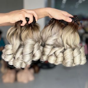 Extensiones de cabello humano vietnamita de color rubio hinchable de la más alta calidad con paquete de precio al por mayor 2025 - Product Image 2