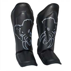 Espinillera de PU de alta calidad, empeine, diseño personalizado, protectores de piernas de lucha para adultos profesionales, calentadores directos de fábrica al por mayor - Product Image 1