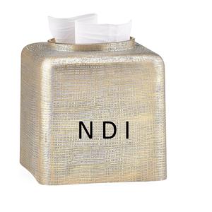 Caja de pañuelos rectangular decorativa curvada a mano con acabado antiguo, organizador de pañuelos para contenedor de servilletas a precio económico. - Product Image 1