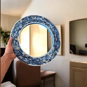 Wholesale Glass Industrial Handmade Mosaic Wall <b>Mirror</b> Frame for Home and Hotel Wall Decor Christmas Decor - Product Image 3