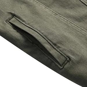 Veste en jean pour homme de haute qualité, logo personnalisé sur le devant, col montant, 100% coton, style streetwear, veste d'hiver - Vente en gros d'usine - Product Image 6