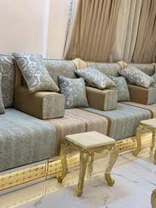 Sofá estilo Majlis árabe, diseño clásico, elegante conjunto para sala de estar, asientos de esquina de lujo, diseño que ahorra espacio - Product Image 5