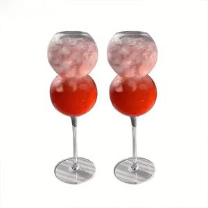 Copa de Vino de Vidrio de Forma Única Antigua que Eleva los Momentos Cotidianos a Experiencias Memorables de Vino, Llegada Fantástica - Product Image 6