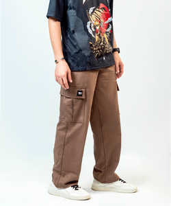 กางเกงสเวตเตอร์แนวยุทธวิธีของผู้ชายกางเกงเอวสูงทรงตรงสไตล์ลำลองเสื้อผ้าแนวสตรีทผ้าคอตตอนระบายอากาศแห้งเร็วโลโก้ตามสั่ง100% - Product Image 6