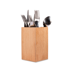 Porte-cuillère en bois fait main avec 4 trous en forme de cœur Accessoire de cuisine en silicone et bois d'acacia naturel pour la cuisson de l'eau polie - Product Image 2