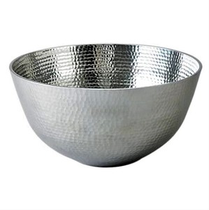 Bol de service de forme ronde martelée, bol à fruits de couleur or Rose Unique pour décoration de dessus de Table - Product Image 4