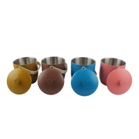 Idéal pour bar à cocktails, seau à glace en acier inoxydable isolé à double paroi avec couvercle