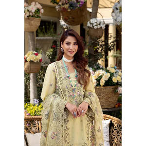 ชุดสูทผู้หญิง Elaf Premium Luxury Lawn Edition รุ่น 25-ELM-3A BAHAAR-TC-1521 - Product Image 4