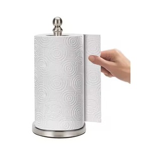 Porte-serviettes en papier suspendu en bois d'acacia le plus vendu tige de coupe Design durable élégant pour les cuisines modernes toilettes pour hôtels - Product Image 3