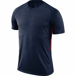 100% Polyester Hommes Demi Manches Gym T-Shirt Confortable Extensible Plus La Taille Logo Personnalisé Jersey Maillot Respirant - Product Image 4