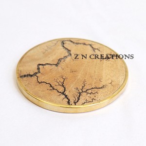 High Quality Custom Handmade Resin Marble Wooden Coasters MFD Manufacturer's <b>Mats</b> & Pads for Drinks - Product Image 2