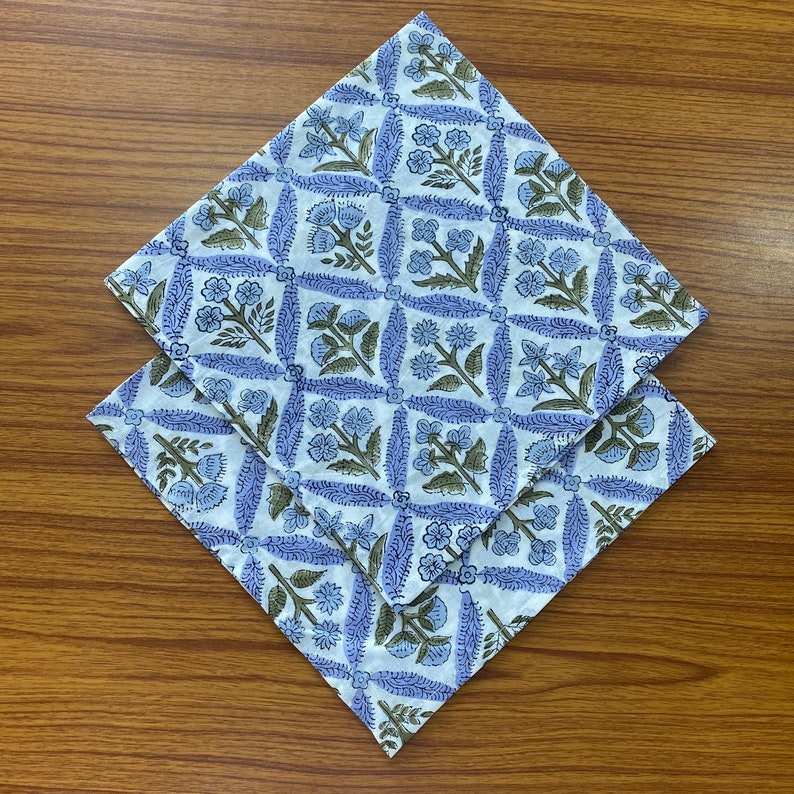 Cornflower Blue And White