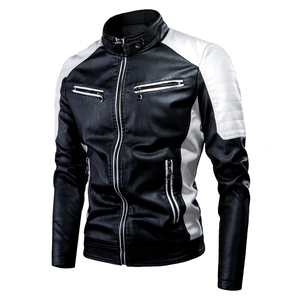 Chaqueta de cuero personalizada de alta calidad para hombre de último diseño de moda de ropa informal disponible en diferentes colores - Product Image 4