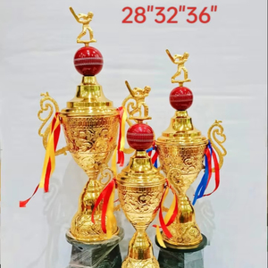 2025 nuevo trofeo de Metal personalizado único premio trofeo moderno de fútbol para el Premio Mundial de Deportes para el torneo escolar y de ferias comerciales - Product Image 2