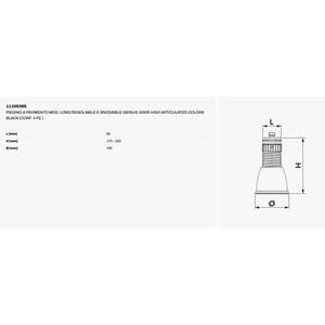 Pieds de sol articulés longs et réglables Genius 1000r Tecnosystemi 11105365 pour pompe à chaleur et climatiseur – Pièces détachées pour installation facile à domicile - Product Image 3