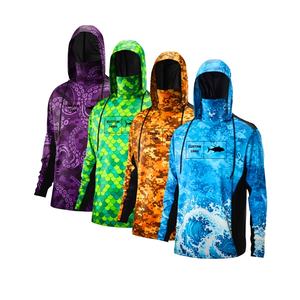 Chemise de pêche respirante personnalisée unisexe grande taille à manches longues anti-UV 50+ séchage rapide impression par sublimation performance 100% polyester - Product Image 3