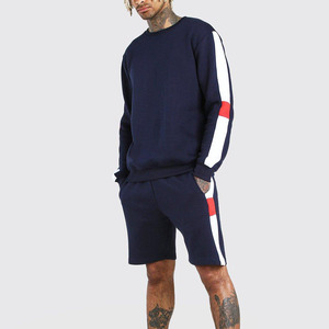 Conjunto de Pantalones Cortos y Camiseta de Algodón 100% para Hombre, Estilo Urbano, OEM, Traje Deportivo de Verano de Manga Corta con Logotipo Personalizado - Product Image 2