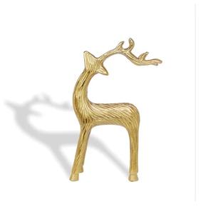 Home Decor Metal Brass Crafts Sculpture Decoration Deer Statues Golden From Indian Manufacturer Cheap Price. - Product Image 1