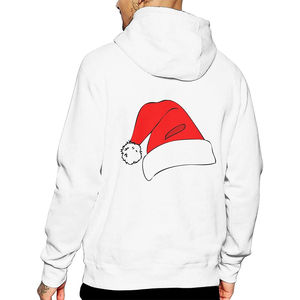 Sweat à capuche coréen à cordon de serrage Sweat à capuche de Noël Top Quality White Winter Hoodie 100% Percent Cotton Sale - Product Image 3