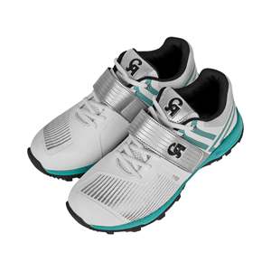 Zapatos de Cricket CA PRO Gripper para Verano - M8 Blanco/Azul Marino - Product Image 1