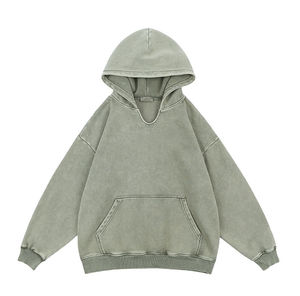 Custom Logo Men's Hoodies & <b>Sweatshirts</b> <b>Vintage</b> Breathable & Durable 100% Cotton Embroidered Blank Custom - Product Image 5