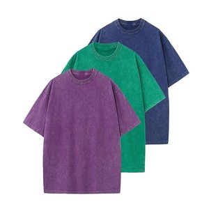 Camisas de gimnasio de algodón Camisetas de entrenamiento sueltas atléticas de gran tamaño Camisetas de manga corta para hombres - Product Image 5