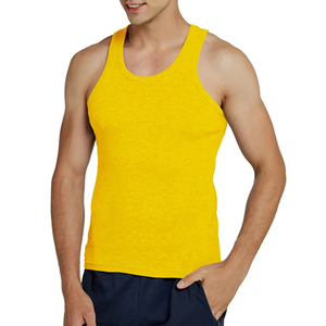 New 2024 Custom Made OEM Sleeveless Plus Size <b>Gym</b> Tank Top Oversized <b>Men</b> Cotton/Bamboo Fiber Stringer Anti-Bacterial Breathable - Product Image 6
