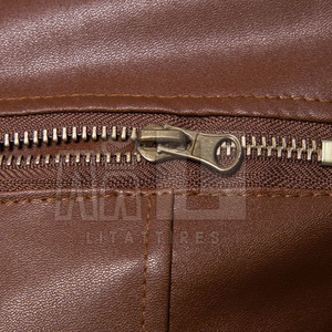 แจ็คเก็ตหนังวัวแท้สำหรับผู้ชาย ออกแบบเองได้ สไตล์ล่าสุด สตรีทแวร์ โลโก้ด้านหน้า สีสันตามสั่ง สำหรับฤดูหนาว เป็นมิตรกับสิ่งแวดล้อม ระบายอากาศได้ดี - Product Image 6