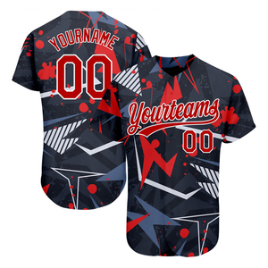 Camiseta de Béisbol Azul Sólida Personalizada para tu Equipo, Impresión por Transferencia de Calor, Transpirable, de Secado Rápido, 100% Poliéster, Unisex, para Adultos, Manga Corta - Product Image 4