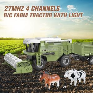 <span class=keywords><strong>Jouet</strong></span> de <span class=keywords><strong>moissonneuse</strong></span>-<span class=keywords><strong>batteuse</strong></span> Rc, tracteur agricole, remorque <span class=keywords><strong>jouet</strong></span> 27mhz, facile à installer, tracteur agricole télécommandé, chargeur USB inclus - Product Image 2