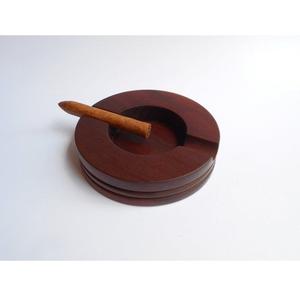 Cenicero rústico de madera Cenicero artesanal Premium para cigarros y uso al aire libre Elegante y ecológico de la India - Product Image 4