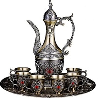 Nouvelle arrivée, théière turque en cuivre pour la maison, le bureau, le service de thé et de café, théière décorative pour cuisinière